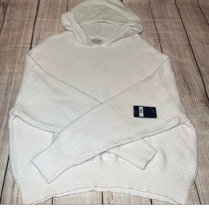 Lucky Brand Whine knit hoodie sweater. Size XL